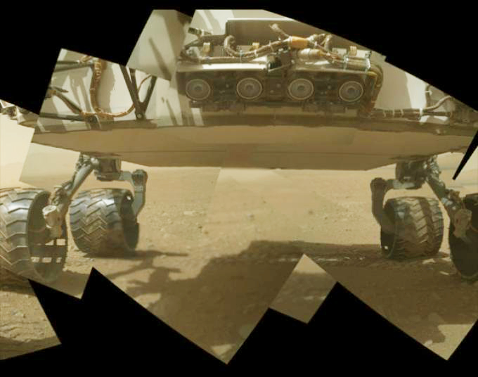 Belly Curiosity. Curiosity Mars 2021 selfie tryexploreplus 680x536
